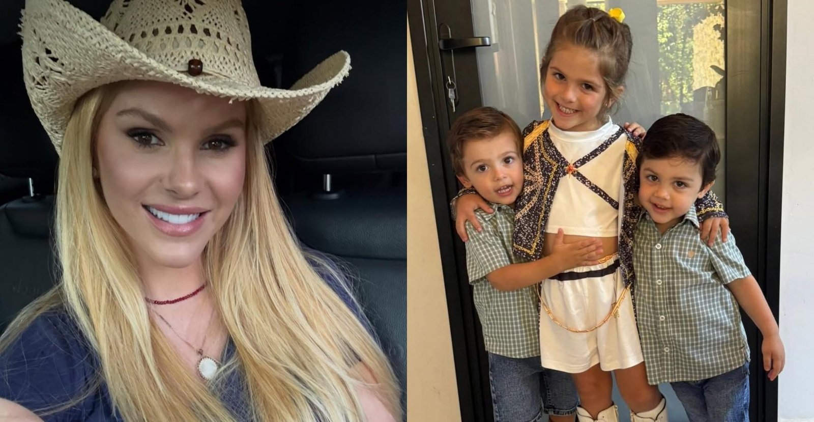 Foto inédita dos filhos de Bárbara Evans impressiona pelo crescimento e rende comparações com a mãe