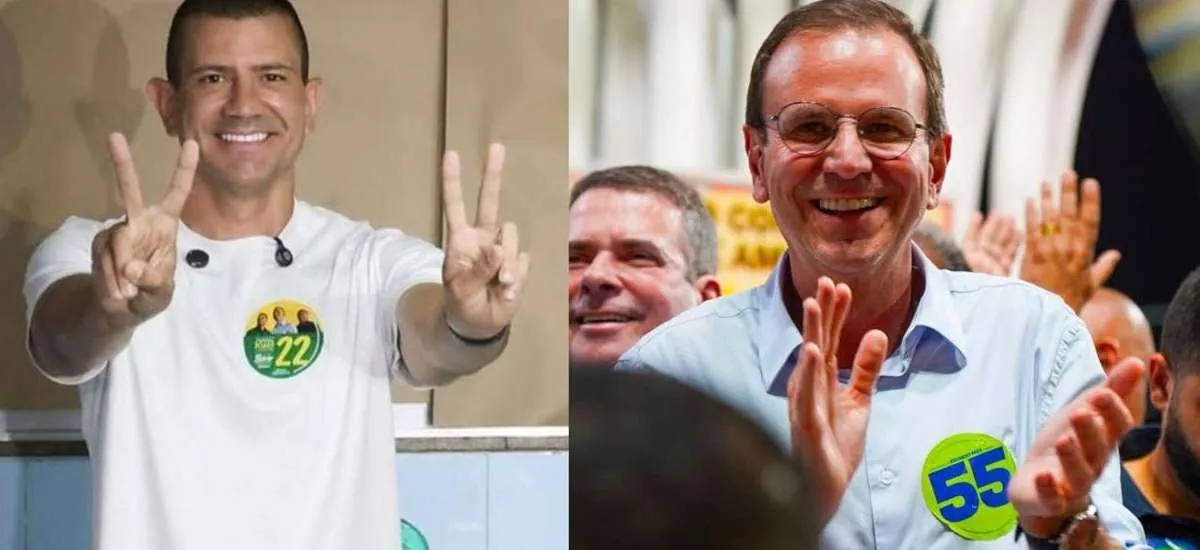 Eleitores do RJ vão saber hoje se haverá ou não segundo turno entre Douglas Ruas e Paes para o governo