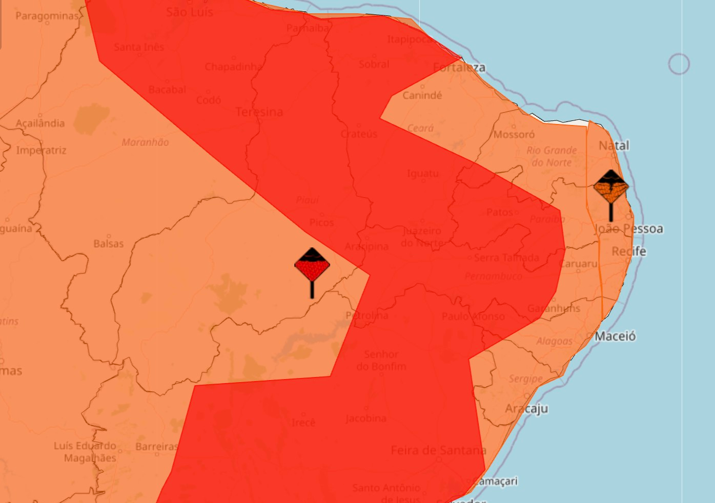 Inmet emite alertas vermelho e laranja de chuvas para o RN; veja cidad | G1