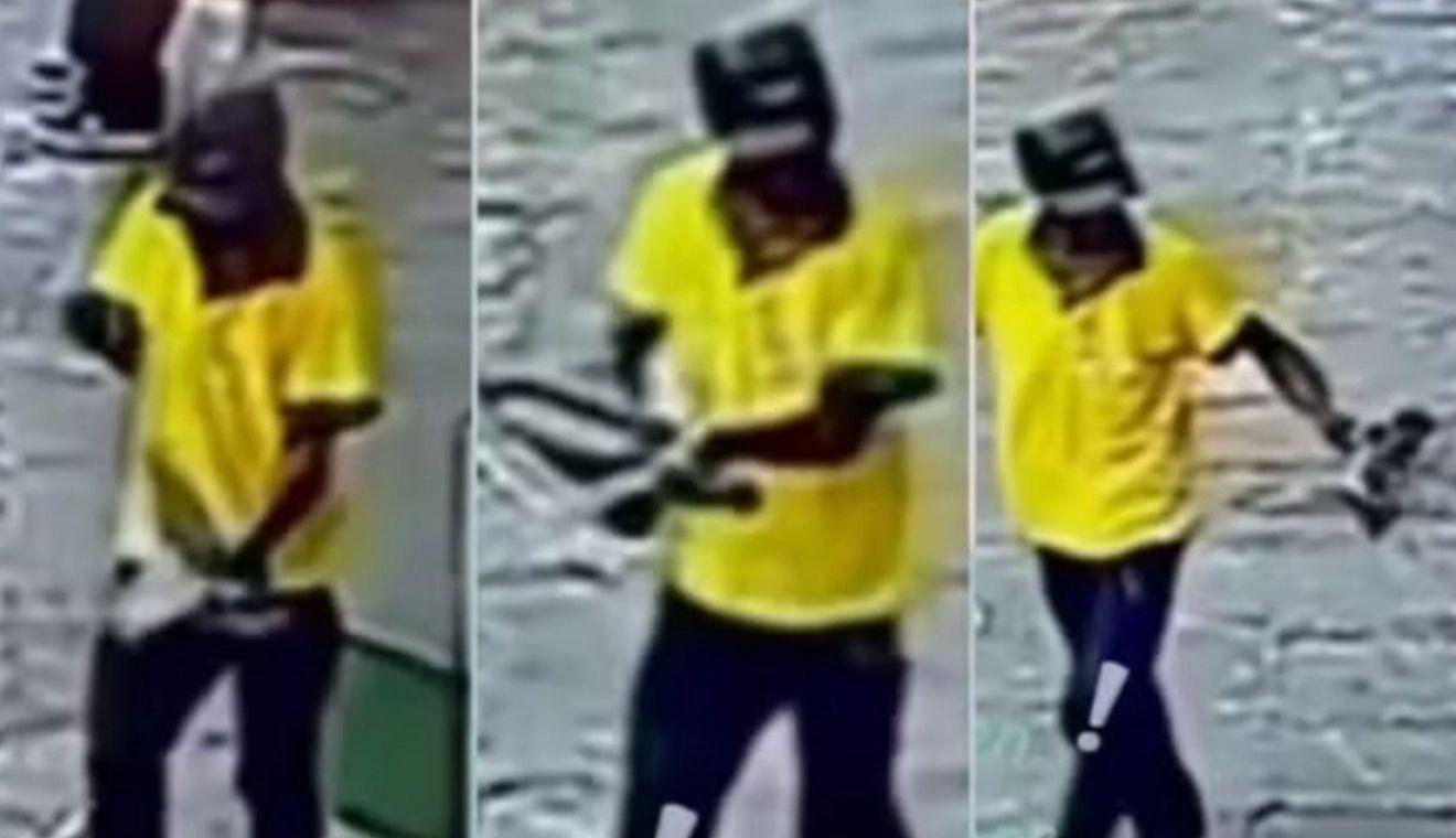 Cena bizarra: homem é detido após matar e comer pombo em praça pública