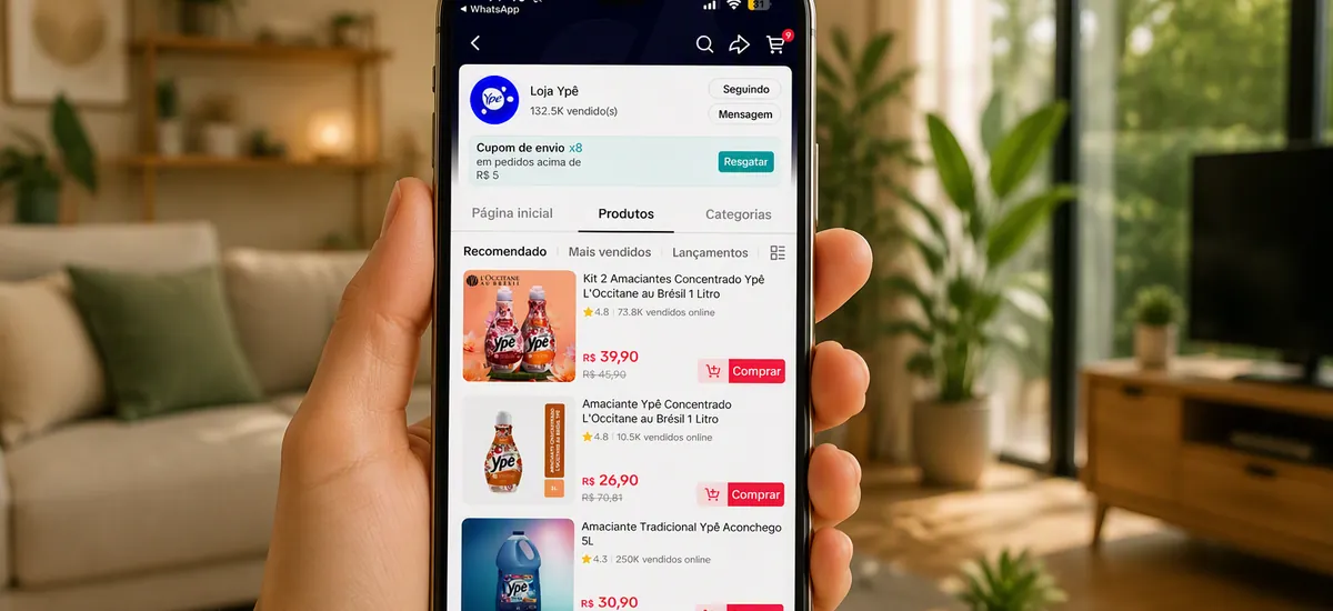 Ypê participa de Super Dia da Marca no TikTok Shop