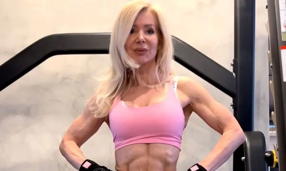 Aos 60, avó fitness revela: 80% do corpo tonificado vem da alimentação