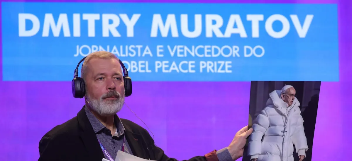 ‘Tenho a sensação de que estamos à beira de um novo fascismo’, diz Nobel da Paz Dmitri Muratov