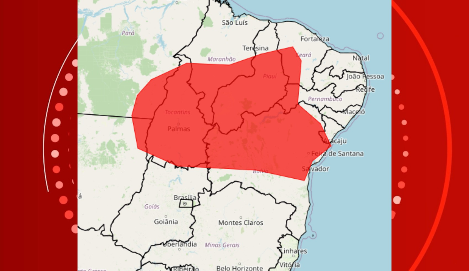 Mais de 290 cidades da Bahia estão com alerta vermelho de chuva | G1