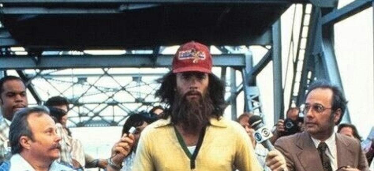 Forrest Gump ganha uma corrida para chamar de sua