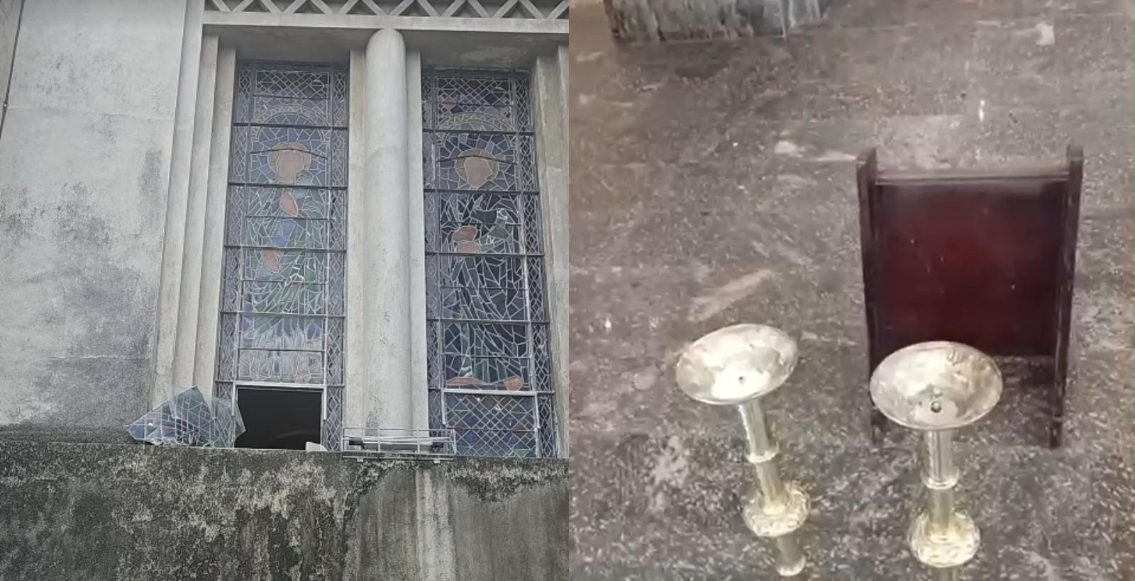 Catedral de Fortaleza é invadida e vandalizada | G1