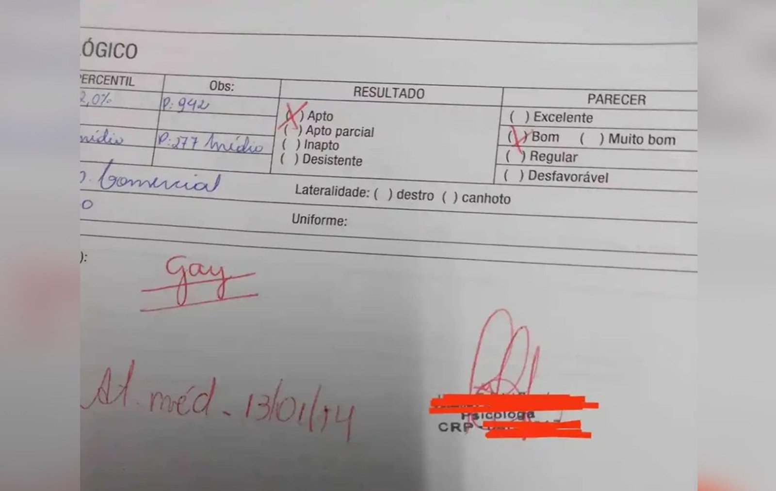 "Gay": anotação em ficha leva supermercado a indenizar ex-funcionário