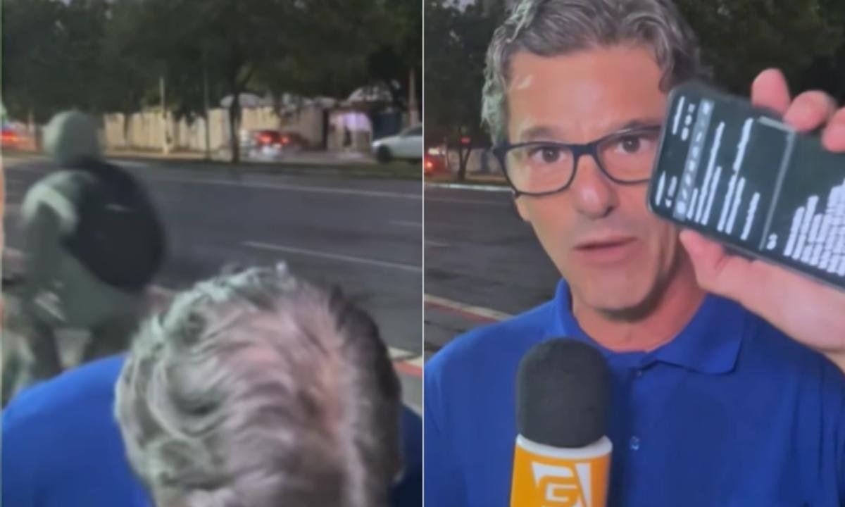 Repórter é vítima de tentativa de assalto ao vivo e atitude surpreende