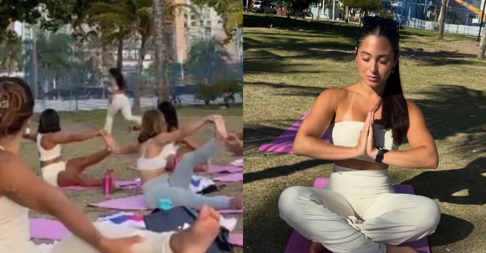 Universitária interrompe aula de ioga e evita furto da bicicleta | G1