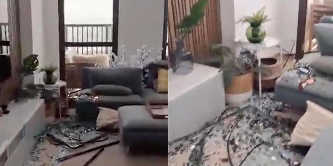 Ofensiva iraniana: britânico mostra estragos em apartamento após ataque de drone em Dubai; vídeo