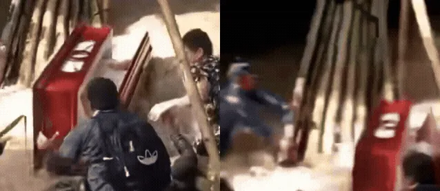 Ponte desaba durante velório no Peru e caixão cai em rio em meio a chuvas intensas; vídeo