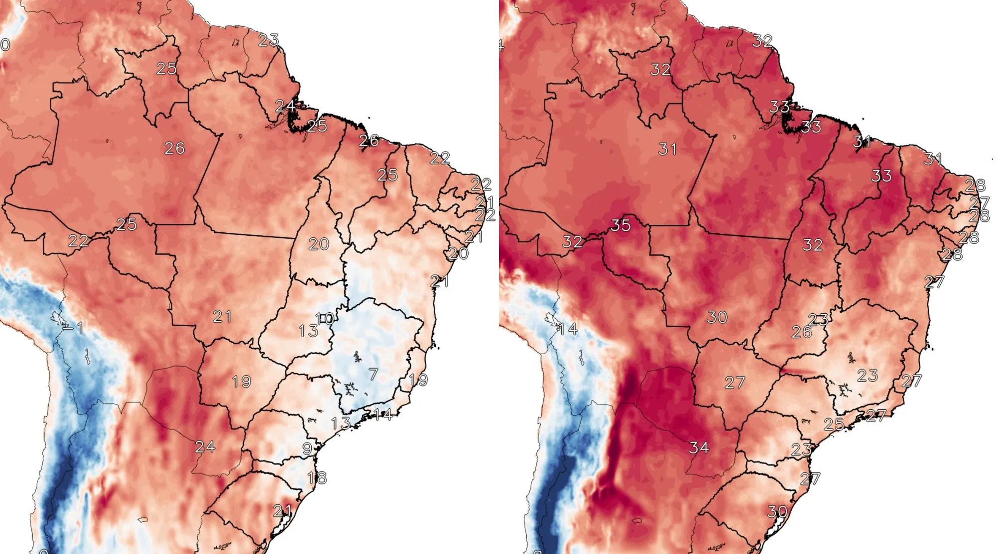 Sul terá chuva equivalente à de um mês em apenas dois dias; calor e tempo firme no Rio, SP e MG; veja previsão