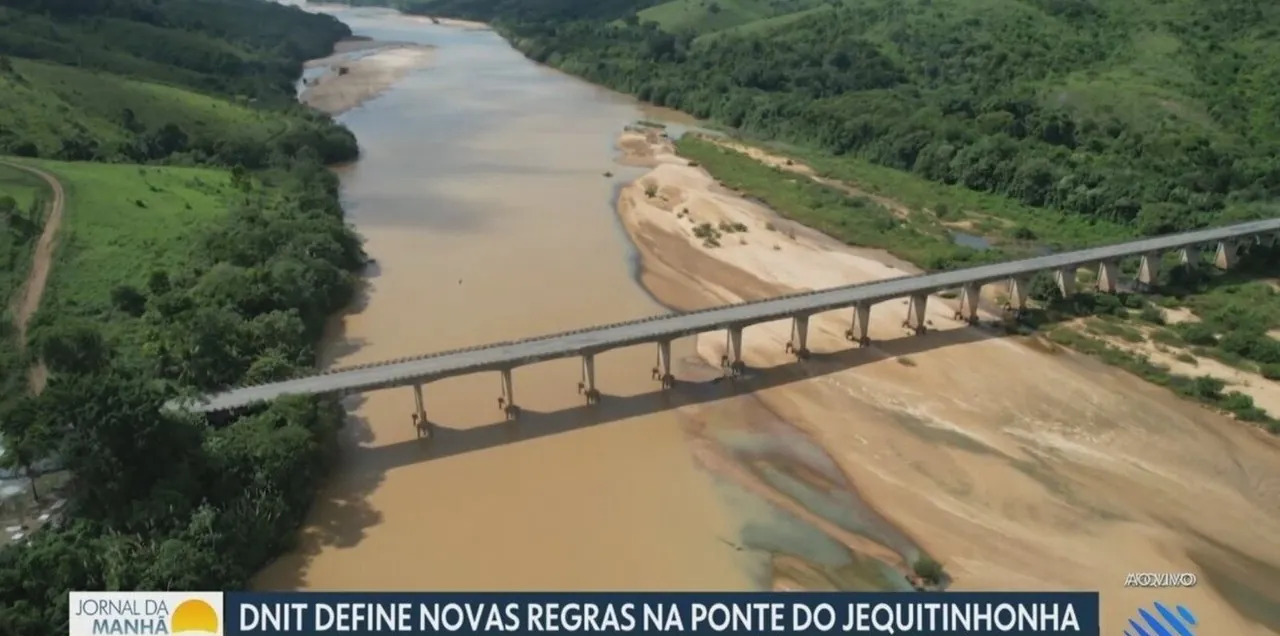 DNIT divulga novas regras durante obras da ponte do Rio Jequitinhonha | G1
