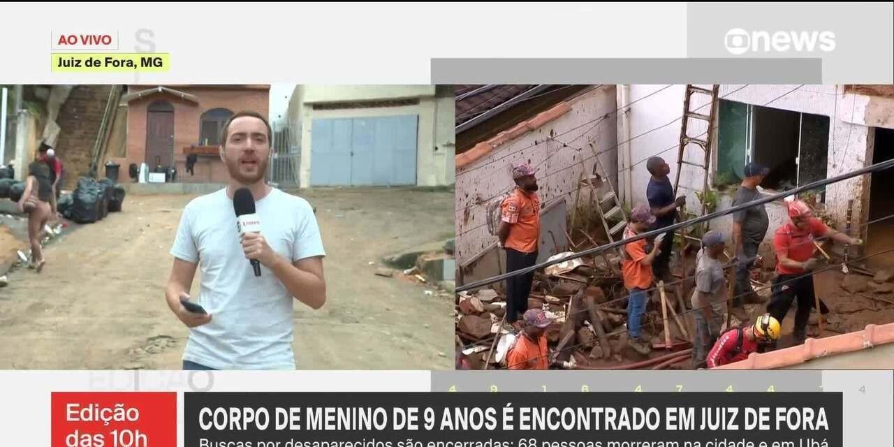 Corpo de criança é encontrado em Juiz de Fora, e buscas são encerradas | G1