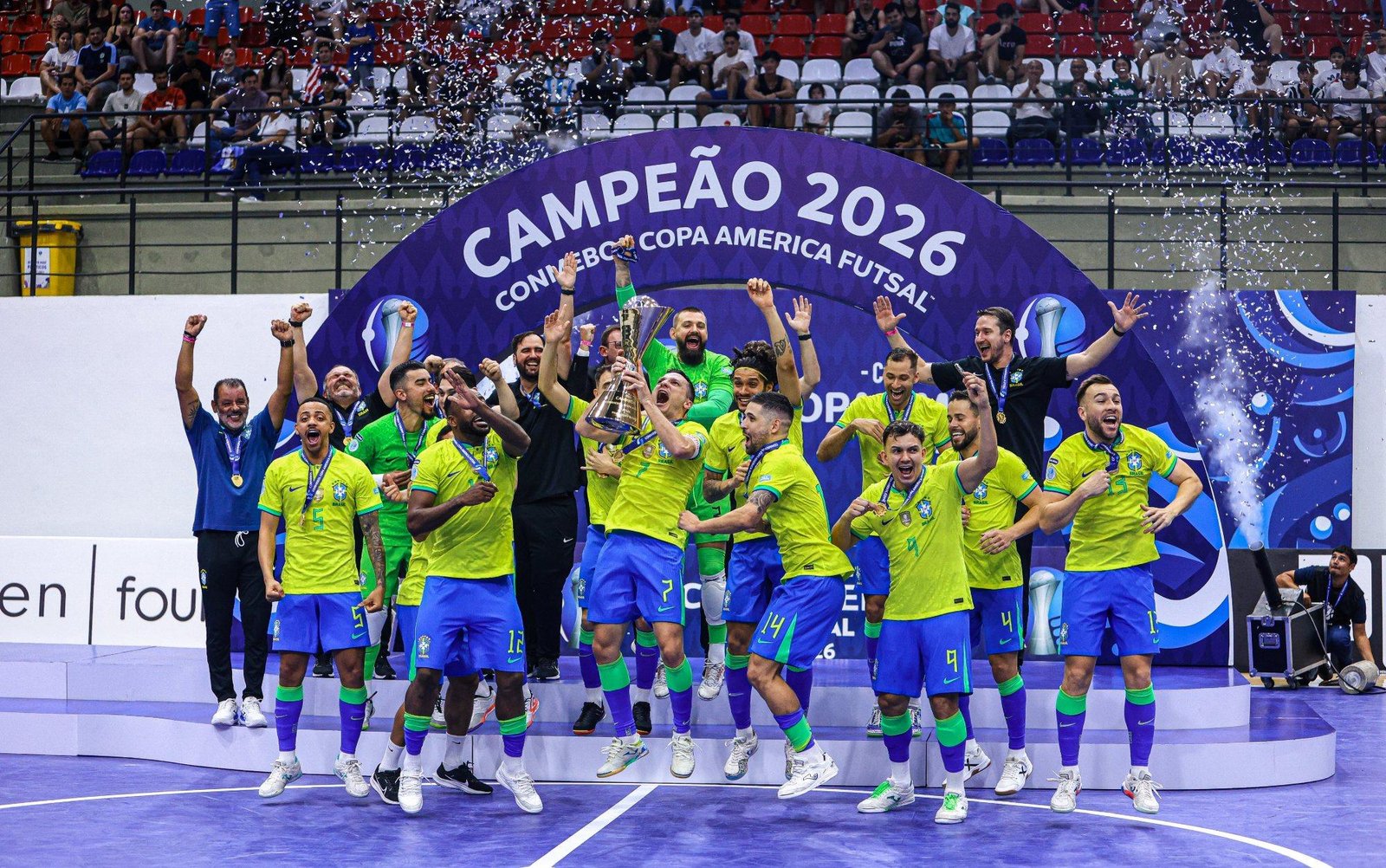 Os gols do título da Seleção Brasileira na Copa América de futsal