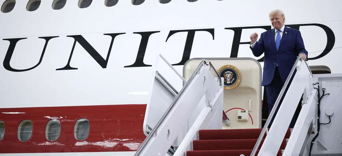 Ameaça iraniana fez Trump trocar de Air Force One durante cúpula da Otan