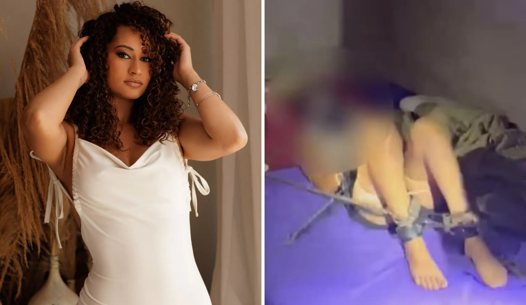 Jovem amordaçada e acorrentada pelo ex diz que ele colocou máscara de oxigênio e enfiou panos com ácido na boca dela: ‘Estou queimada por dentro’