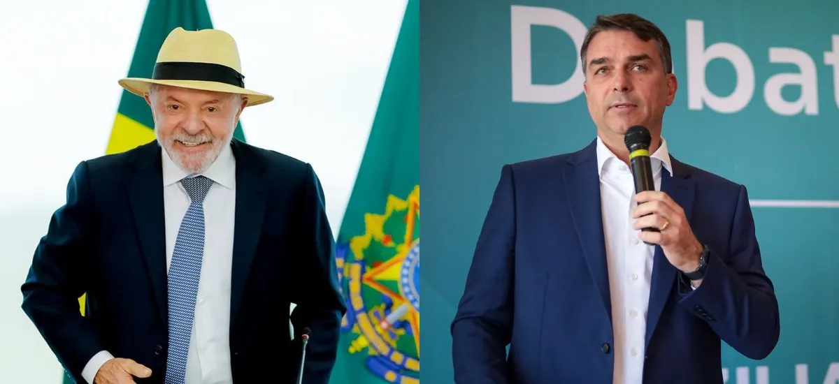 Datafolha: 46% rejeitam Lula, e 48%, Flávio Bolsonaro