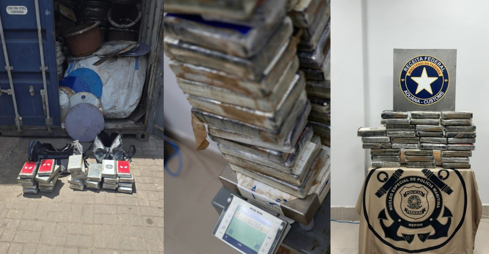 PF e Receita apreendem cocaína no PA com destino internacional | G1