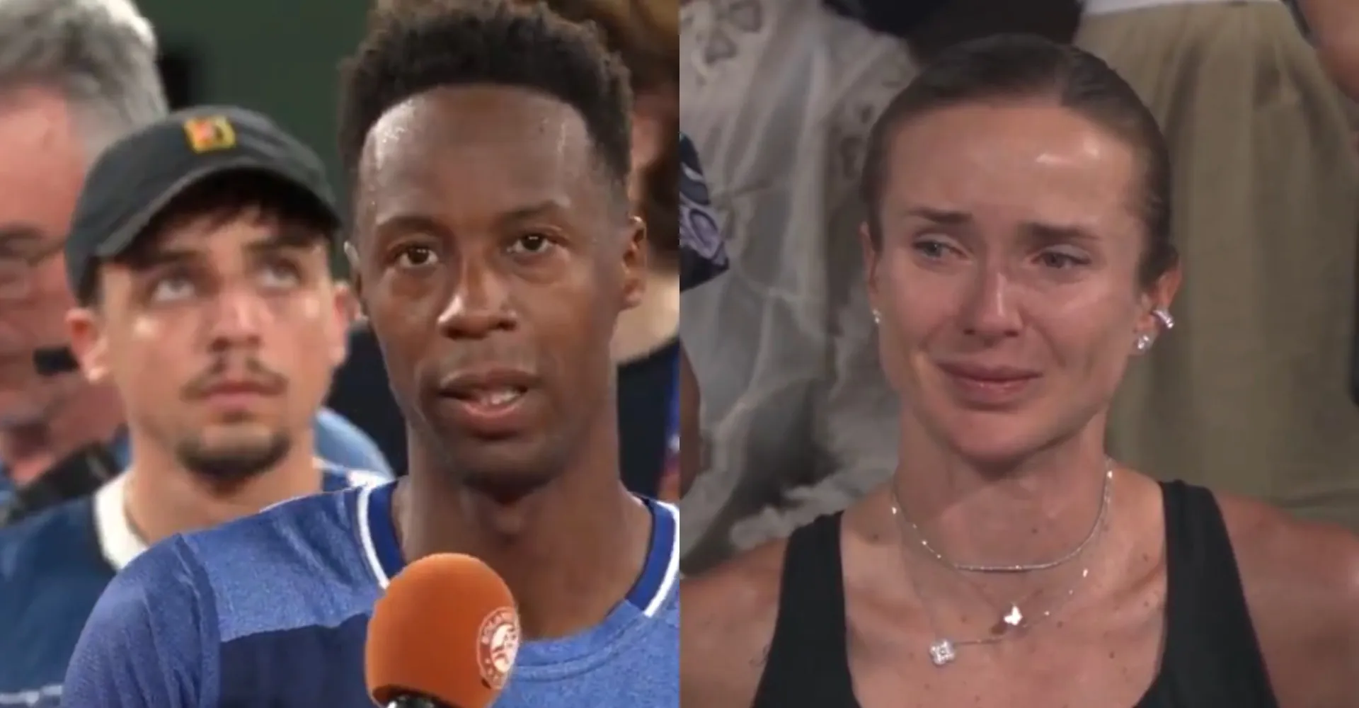 Monfils se despede de Roland Garros com discurso emocionante à esposa, Svitolina: 'Sem ela, talvez, eu não estivesse aqui'