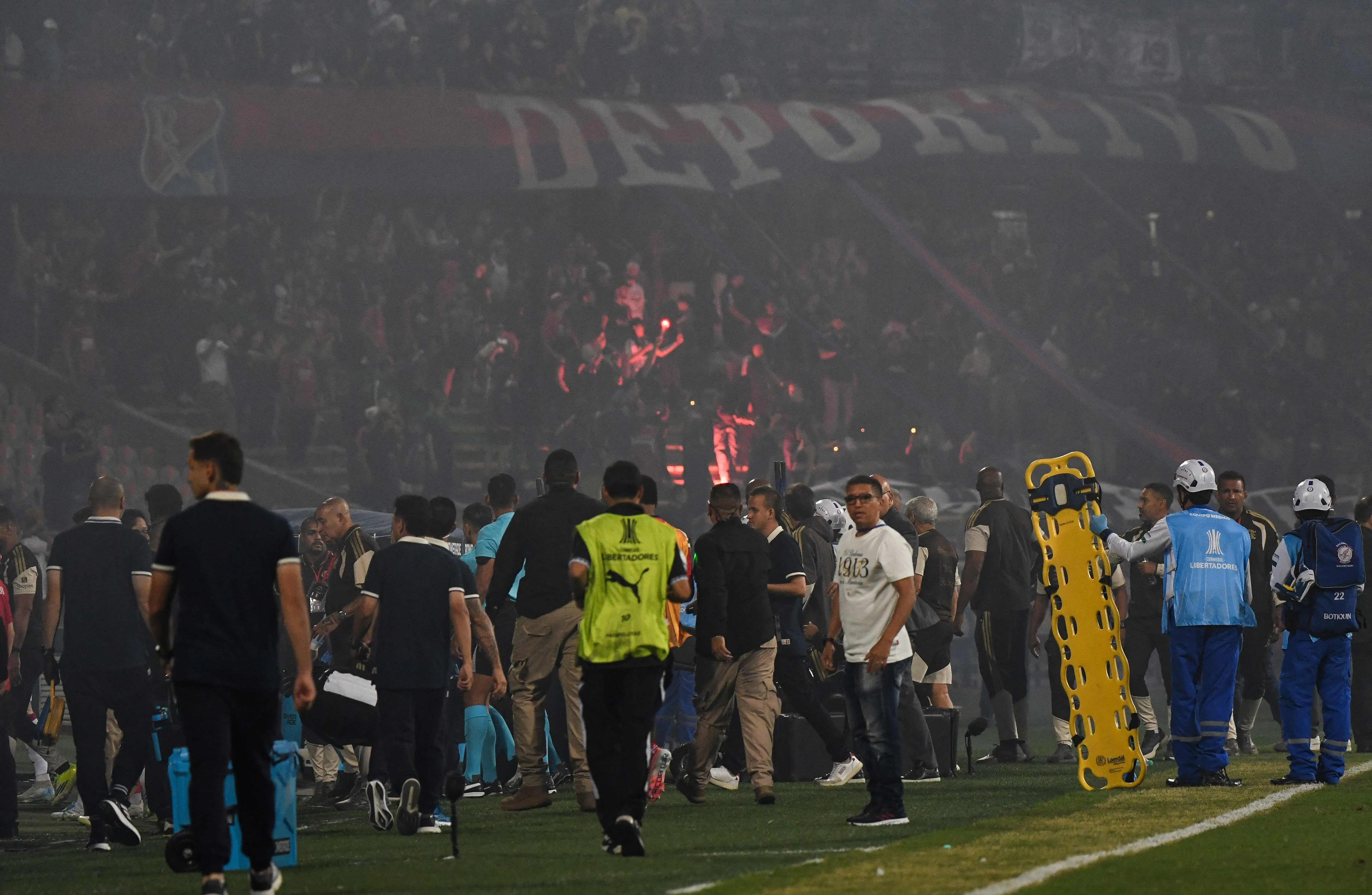 Independiente Medellín x Flamengo: jogo da Libertadores é cancelado em razão de tumulto de torcedores do time colombiano