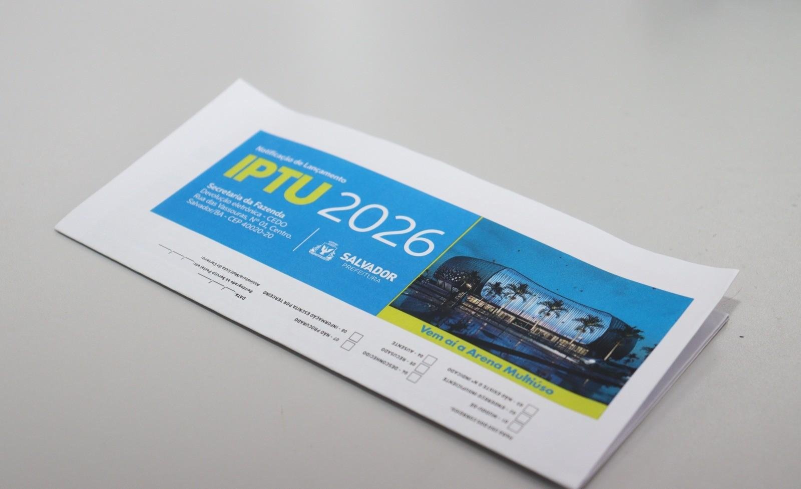 IPTU 2026 Salvador: Prazo para cota única e 1ª parcela termina quinta | G1