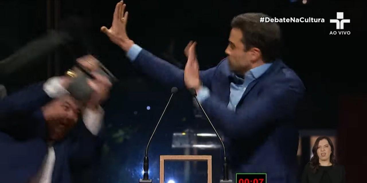 Datena e Marçal fazem acordo e processos sobre cadeirada são encerrados