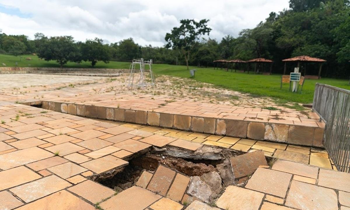 "Risco de ruptura na piscina", diz ICMBio sobre fechamento da Água Mineral