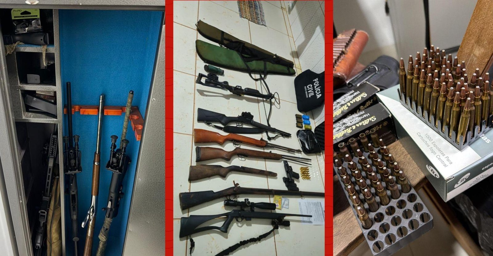 Vídeo de homens armados ameaçando pessoas leva a arsenal de armas MT | G1