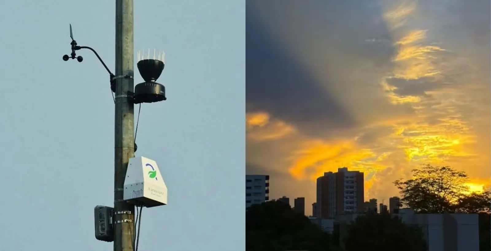 Sensores que monitoram a qualidade do ar é instalada em Teresina