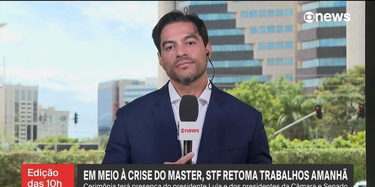 Com Lula, Motta e Alcolumbre presentes, Fachin realiza sessão de abertura do ano no STF | G1