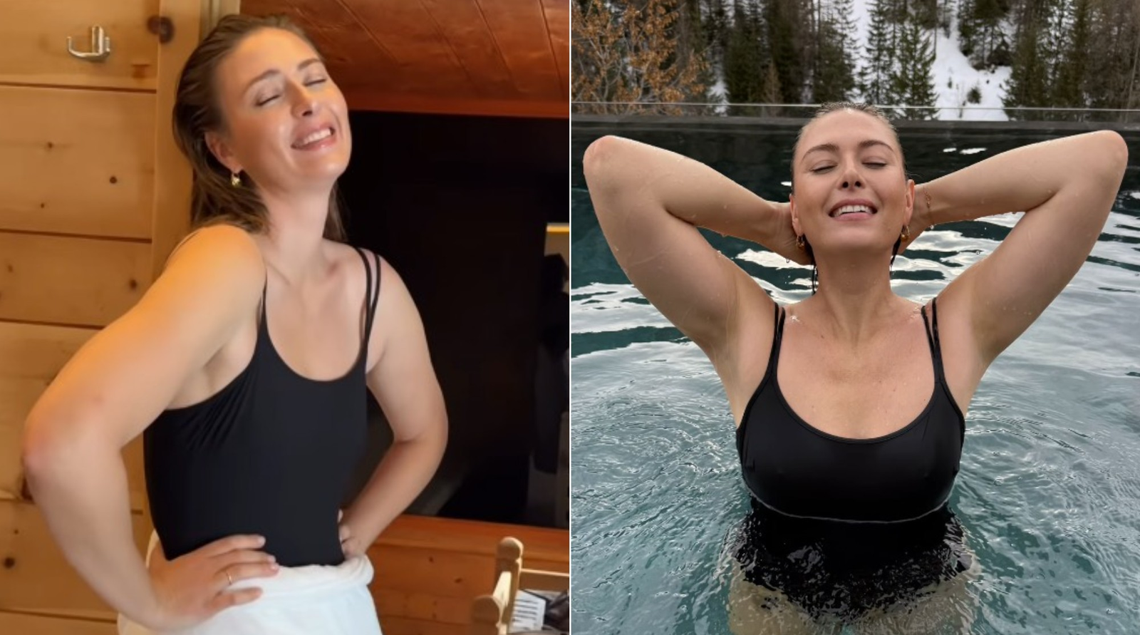 Maria Sharapova: tenista ex-número 1 do mundo surge linda em spa nos alpes italianos e web reage; 'Divina!'