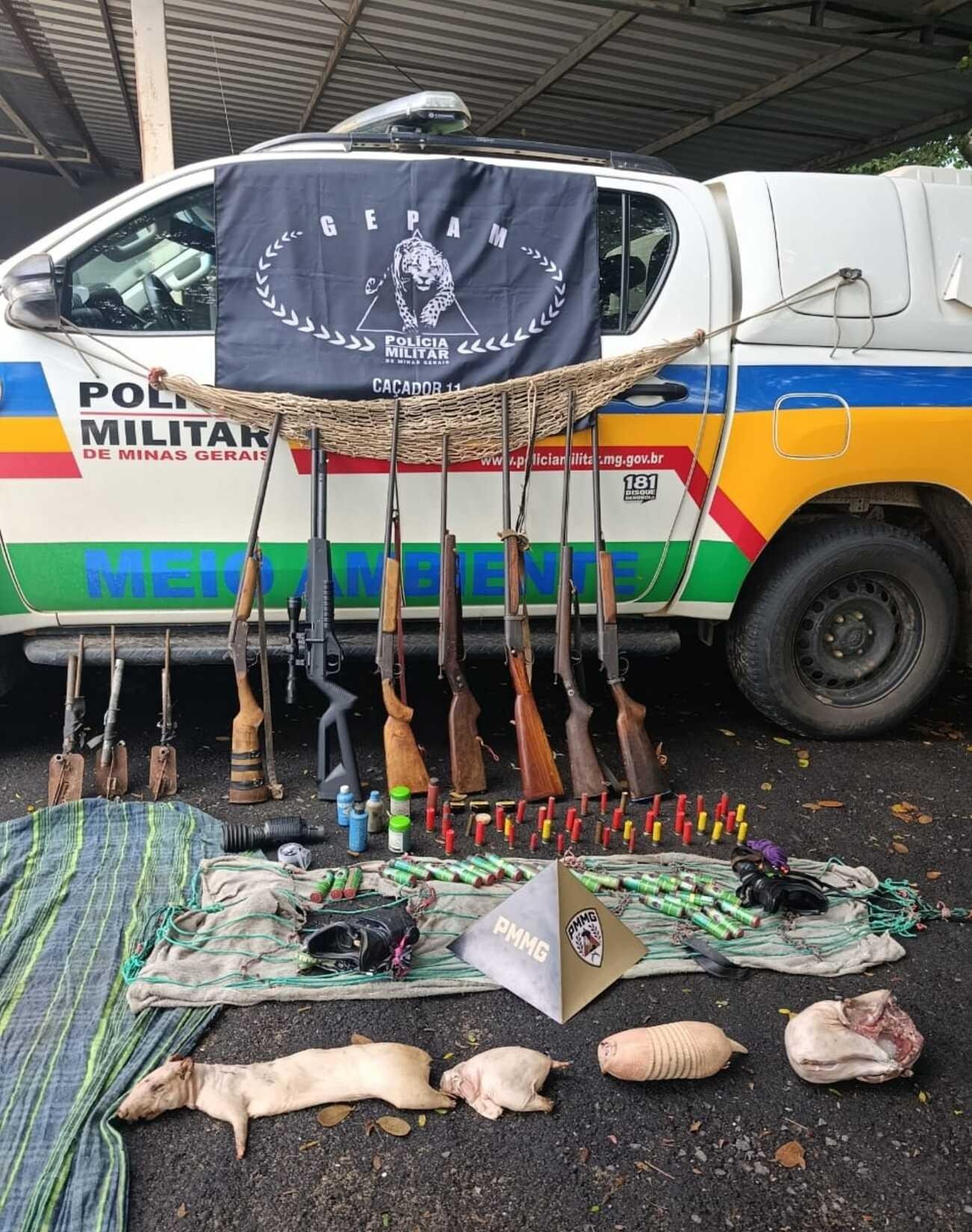 Operação contra caça predatória resulta em sete prisões e 19 armas apreendidas no Norte de Minas | G1