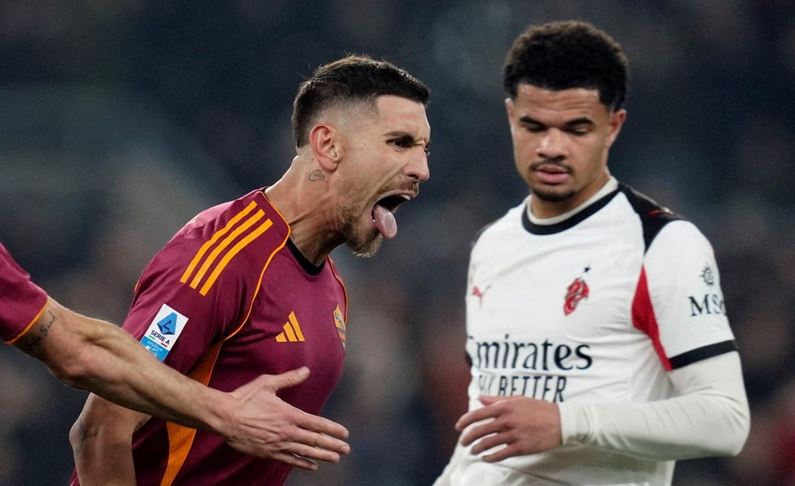 Milan empata com a Roma e vê Inter de Milão disparar na ponta do Italiano