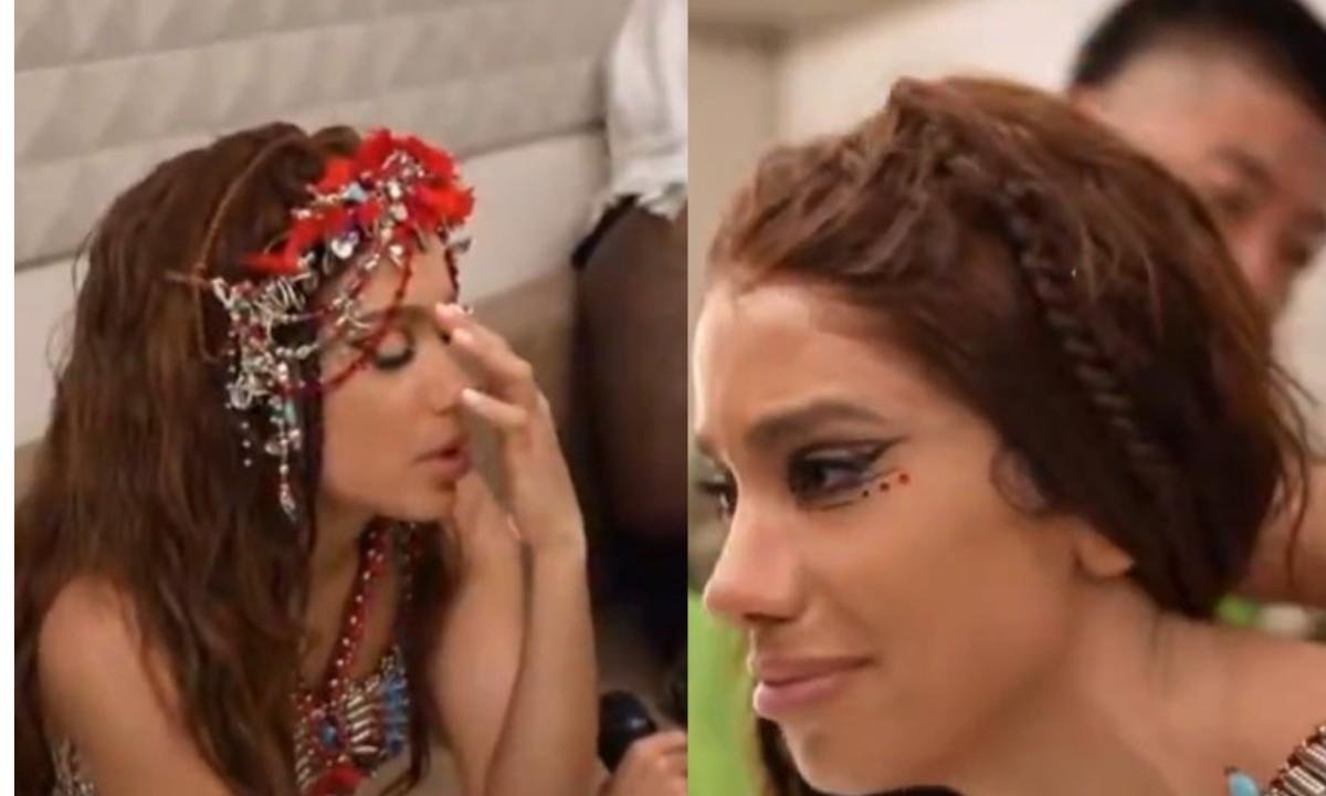 Bastidores de Anitta mostram choro e desespero após perrengue; confira