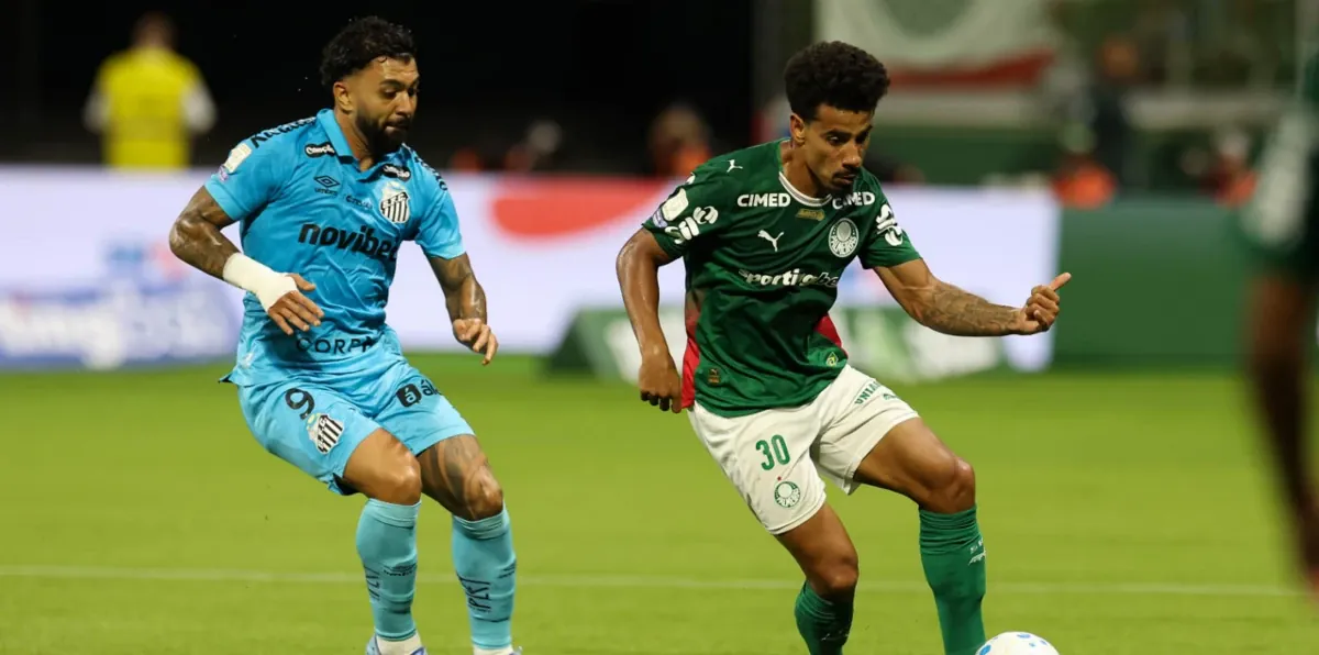Palmeiras tem gol anulado no fim e empata com o Santos no Allianz