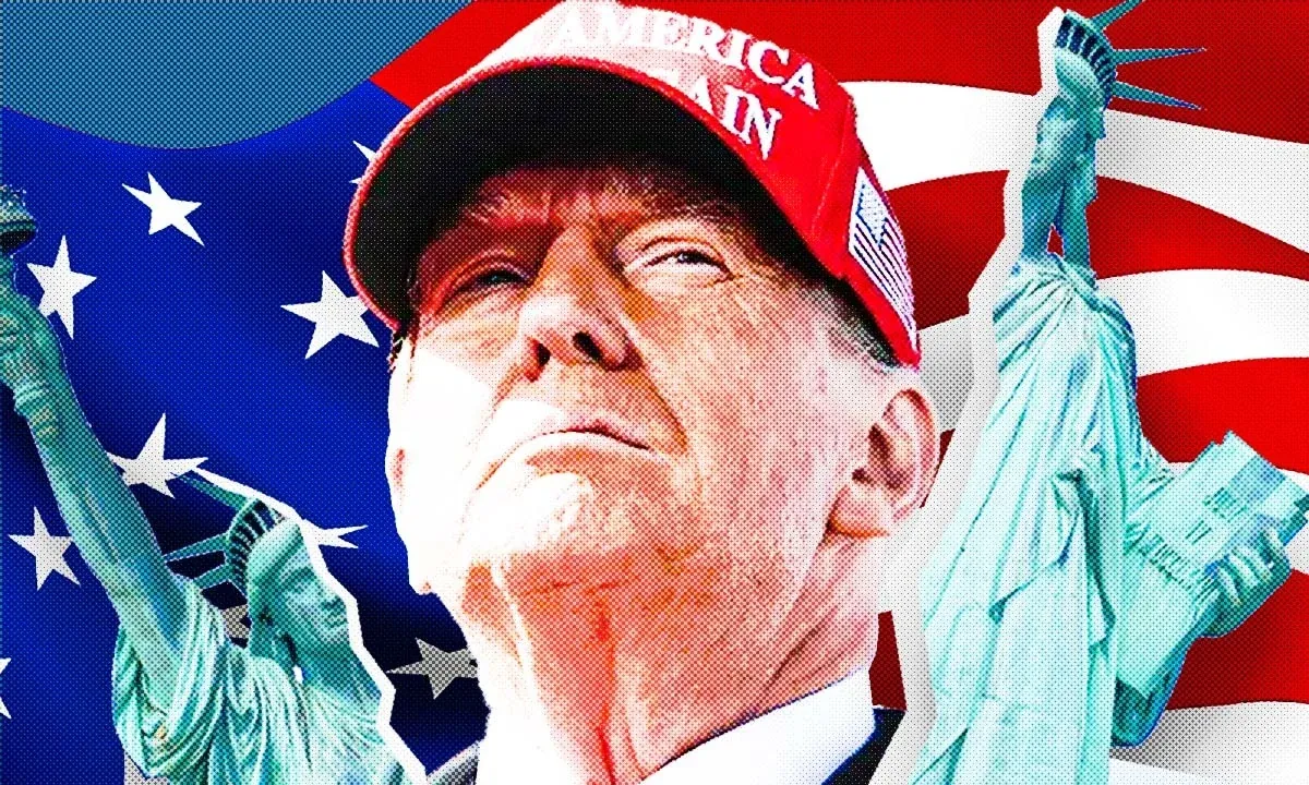 Donald Trump publica imagem de IA com menção a 3º mandato