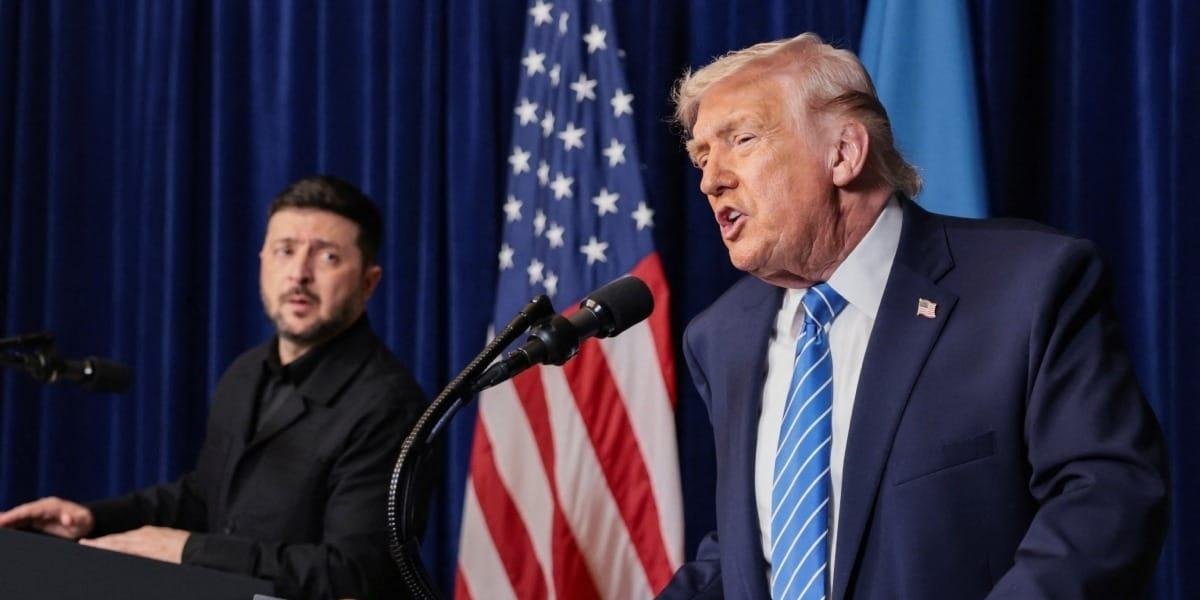 Donald Trump elogia reunião com Zelensky e diz que acordo está próximo