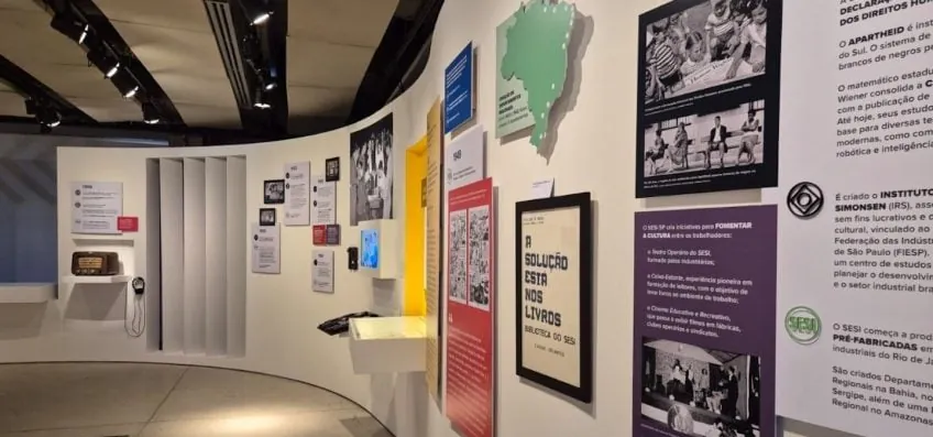 Passado, presente e futuro: exposição revisita 80 anos do Sesi