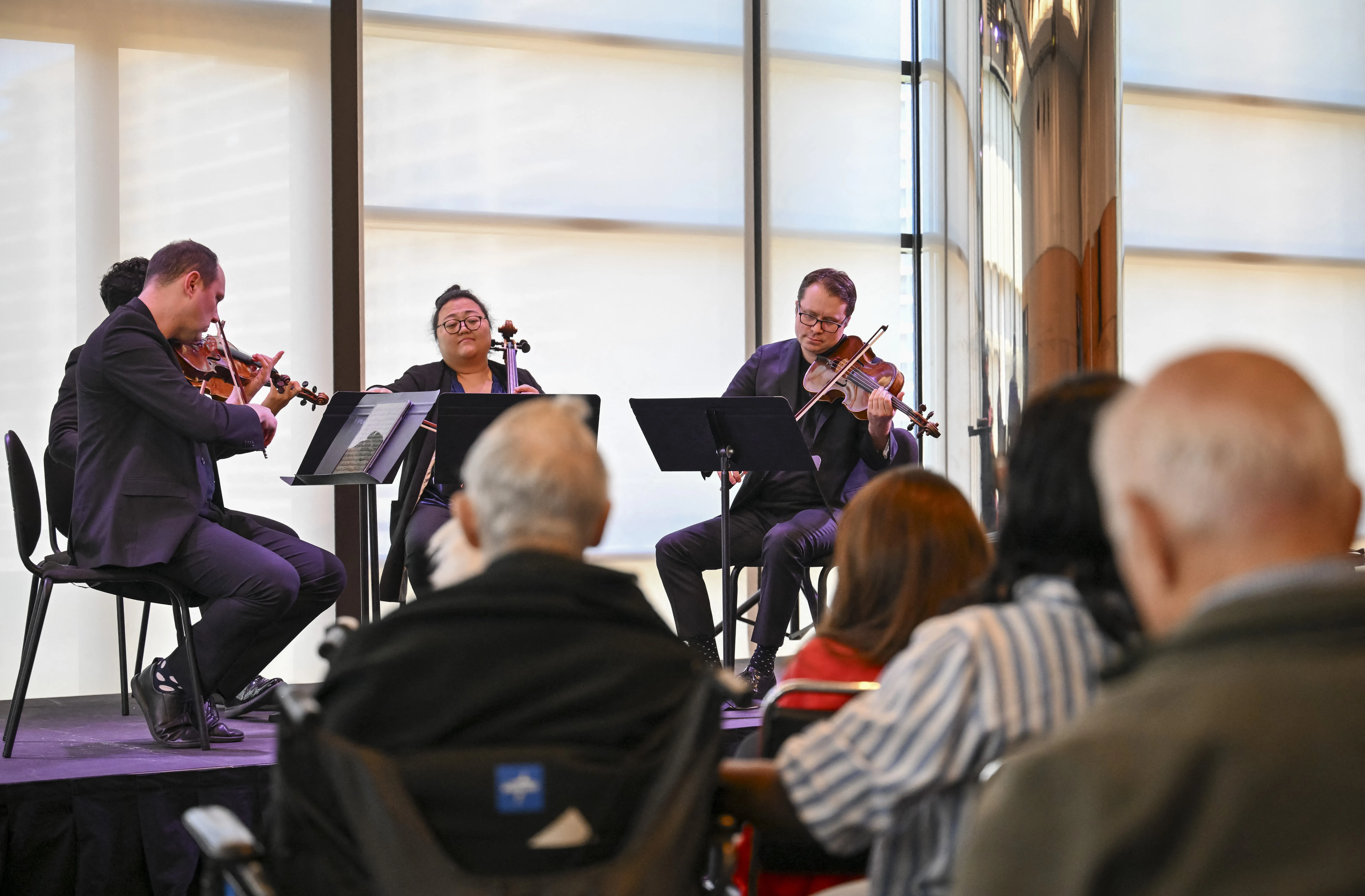 Terapia musical: concertos de música clássica em Nova York para pessoas com demência