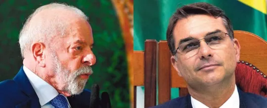 Governistas se preocupam com pesquisa que mostra Flávio numericamente à frente de Lula e veem influência de caso Master