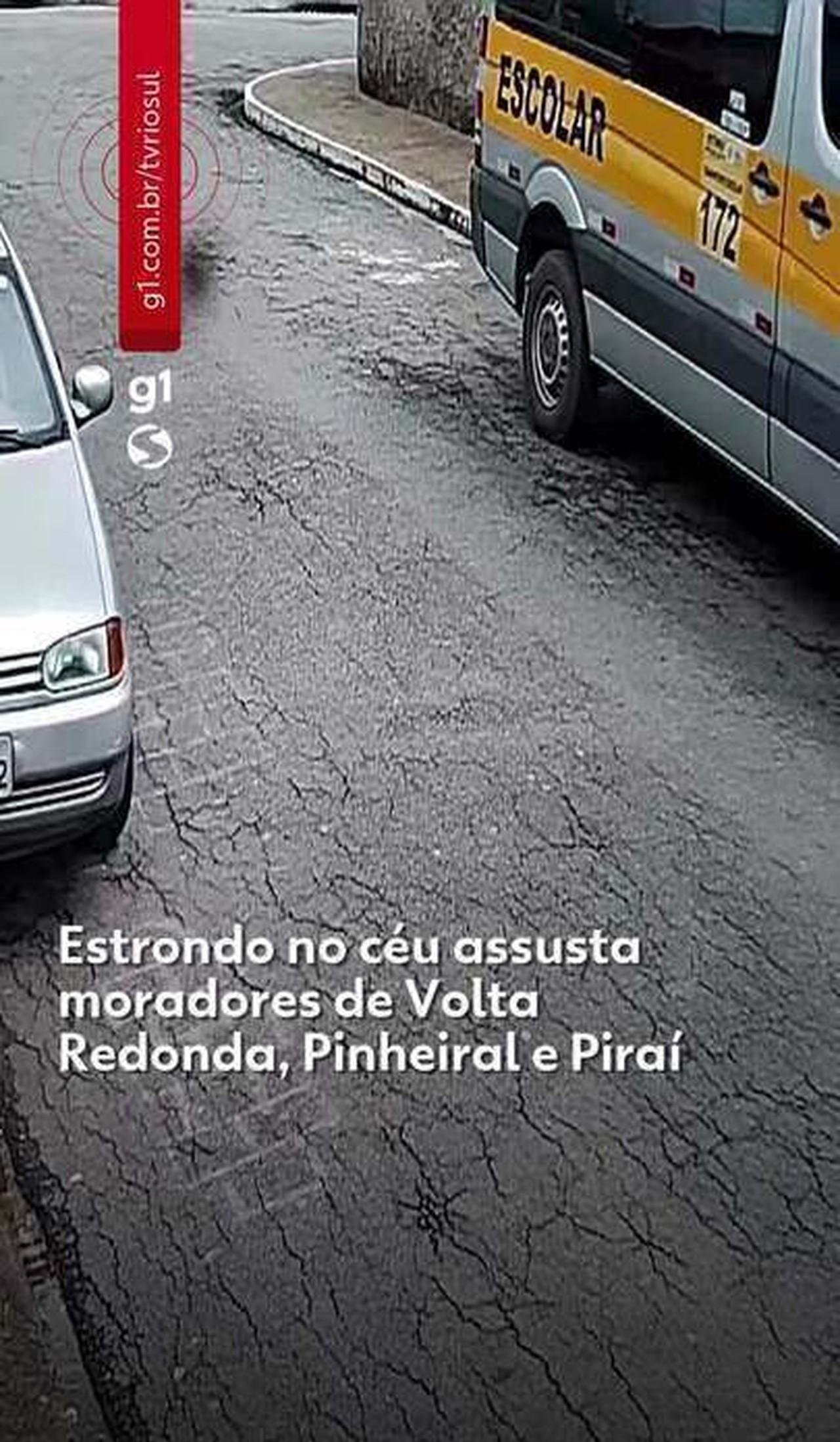 Estrondo no céu assusta moradores de cidades no interior do Rio | G1