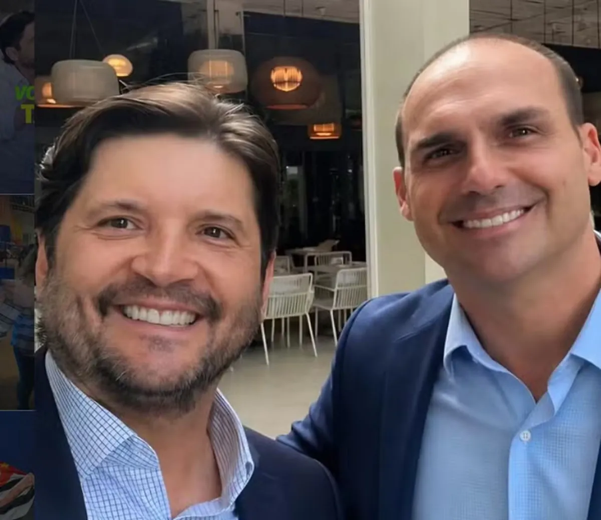 Eduardo Bolsonaro desiste de integrar chapa de André do Prado como suplente para o Senado em SP