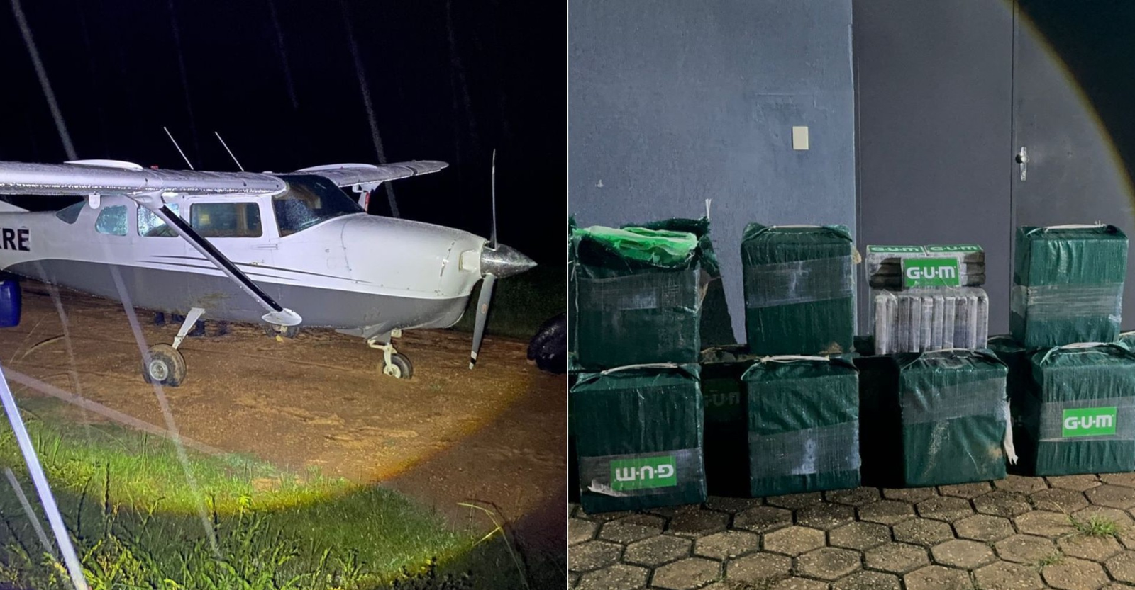 Avião com cocaína no MA: PM apreende 515 kg após pouso forçado | G1