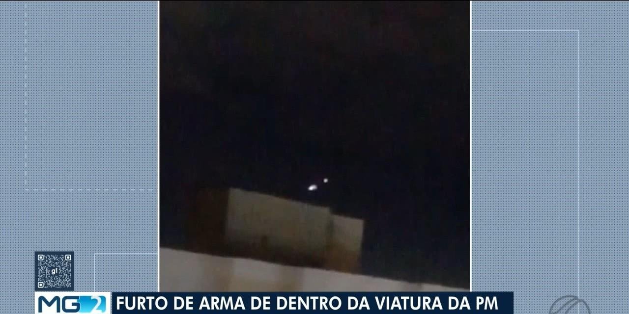 Arma da PM é furtada de viatura em Uberlândia | G1