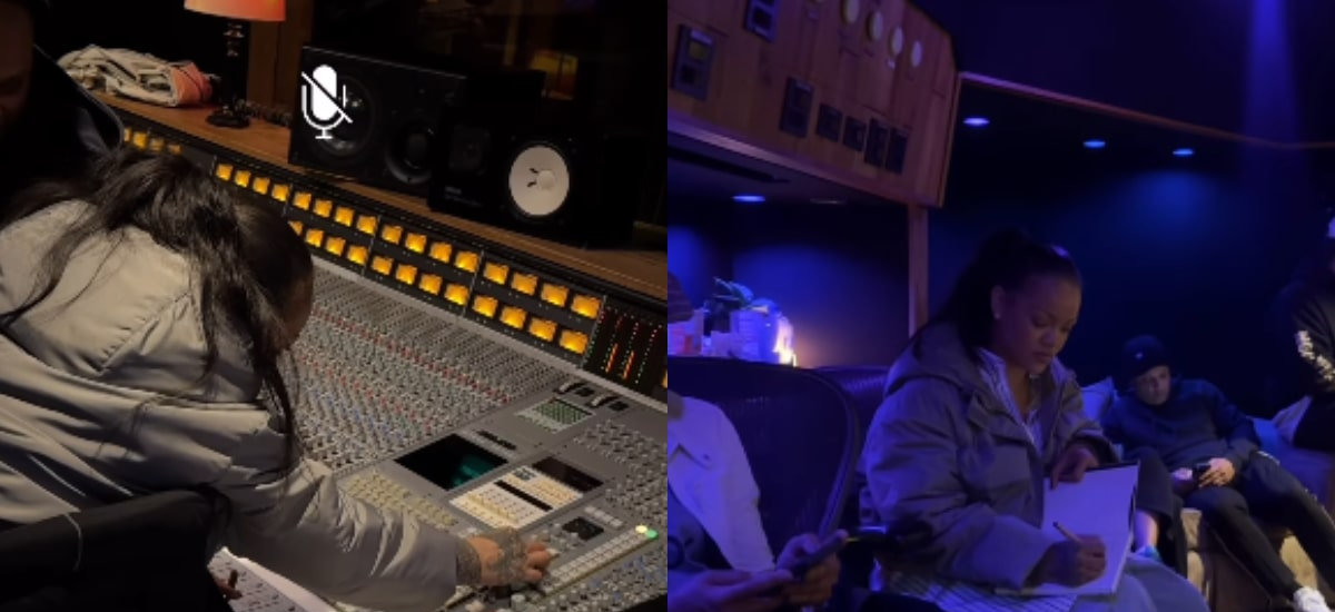 Álbum novo? Rihanna surge em estúdio ao lado de produtor do ‘ANTI’ e reacende esperanças dos fãs