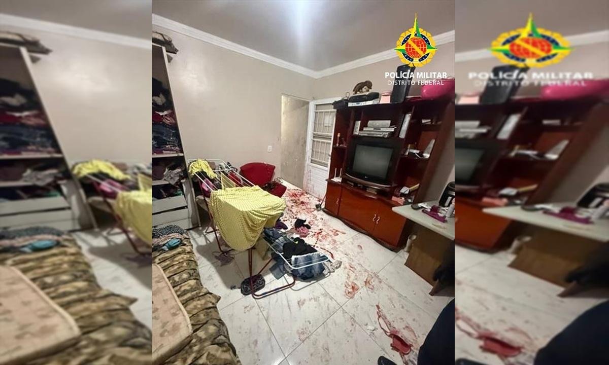 Homem tenta matar companheira com facada no tórax e acaba preso no DF