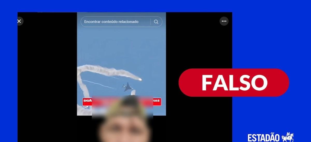 Vídeo não mostra piloto dos Estados Unidos escapando de mísseis iranianos; imagens são de videogame