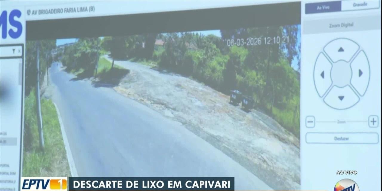 Descarte de lixo em Capivari: IA flagra crimes e gera multas | G1