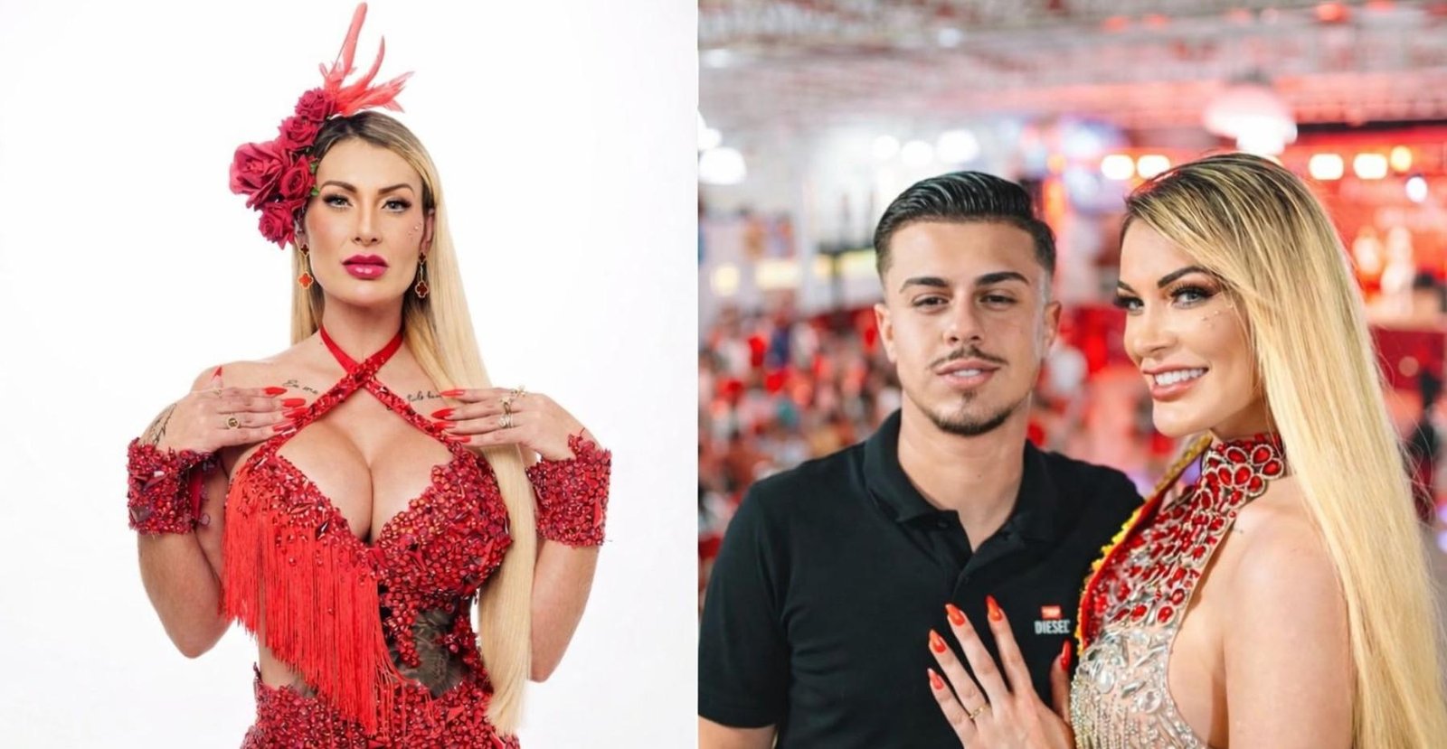 Andressa Urach fala sobre ciúmes do namorado e retorno à Sapucaí no carnaval 2026
